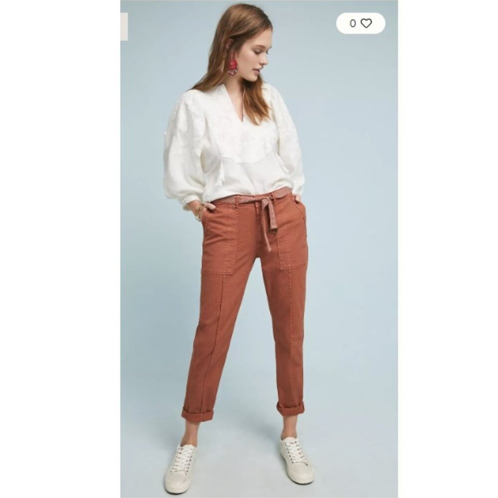 Anthropologie Wanderer Utility Pants, Rust / Orange | Size 29